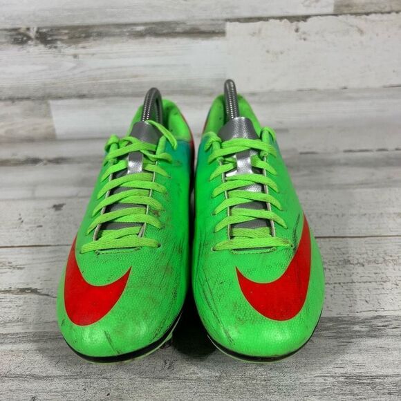 Nike Men's Rare Mercurial Vapor IX FG 555605 380 Green Blue Soccer Cleats US 8 - Picture 4 of 8
